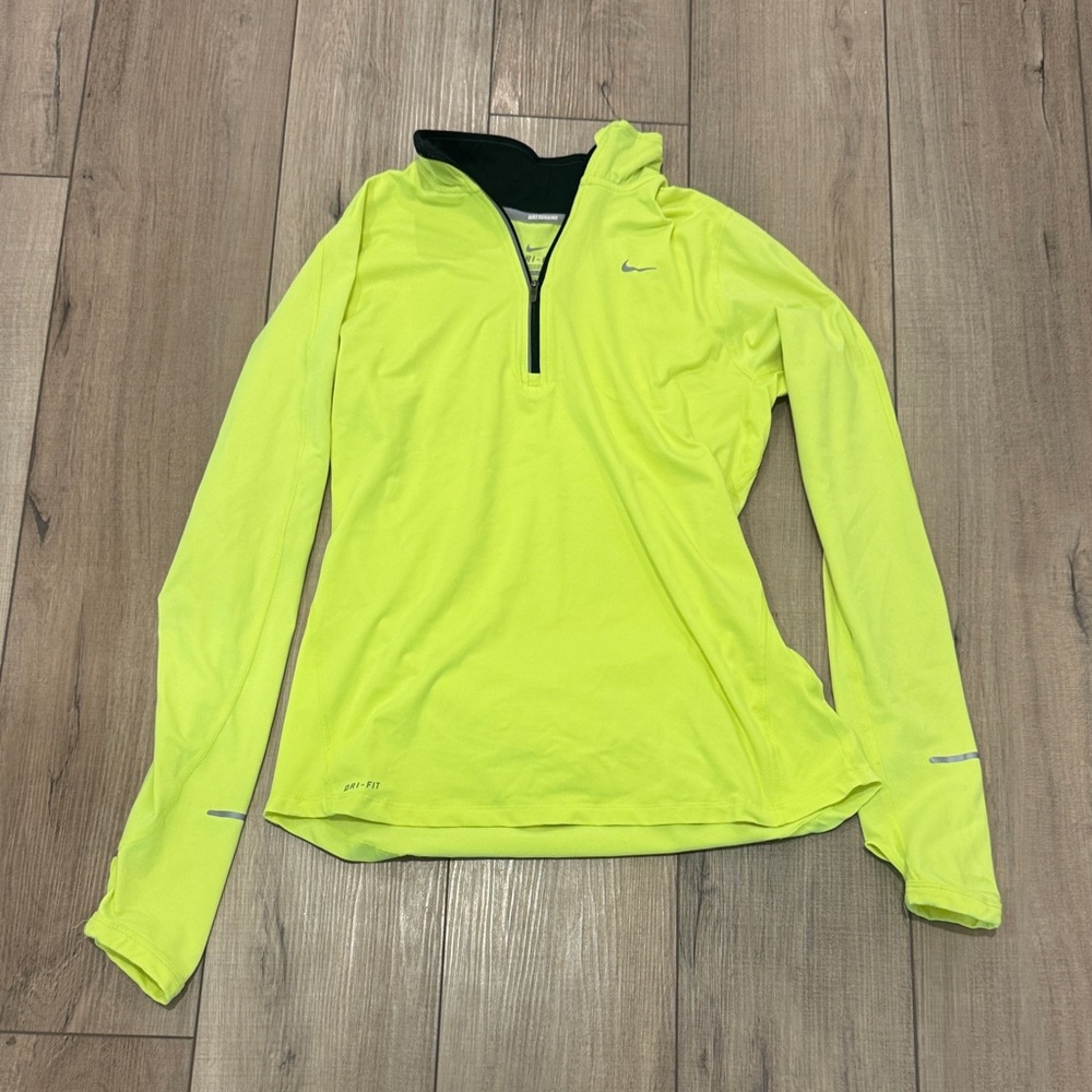 Nike Bright Yellow Half-Zip Pullover
